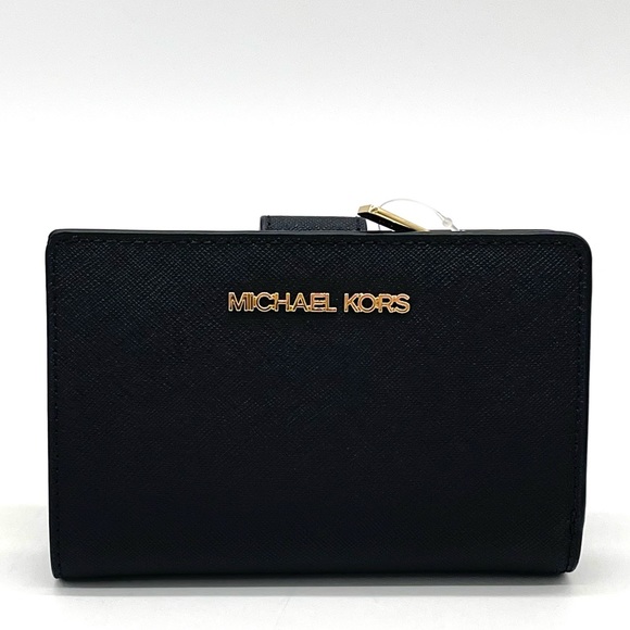 Michael Kors Medium Zip Corner Wallet Black - Picture 2 of 7